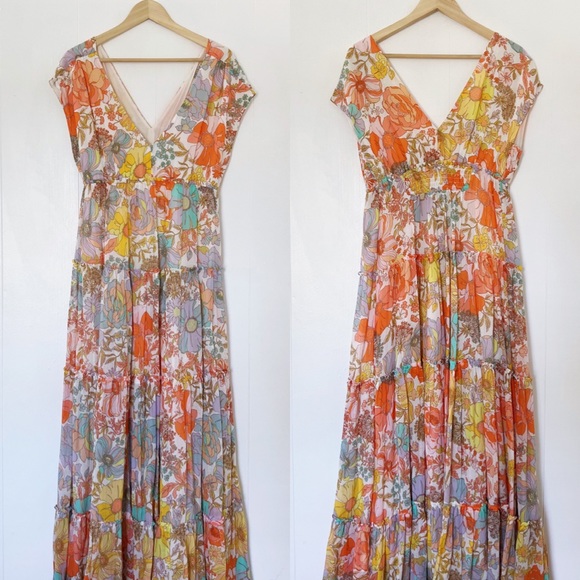 Anthropologie Floral Maxi Dress - Multicolor - Picture 2 of 12